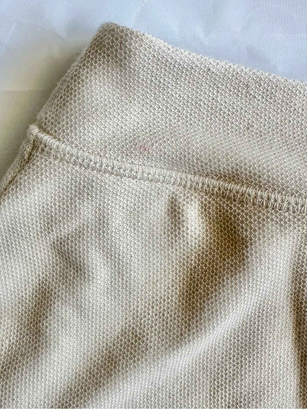 PINK Victoria’s Secret beige mini skirt, size xsmall